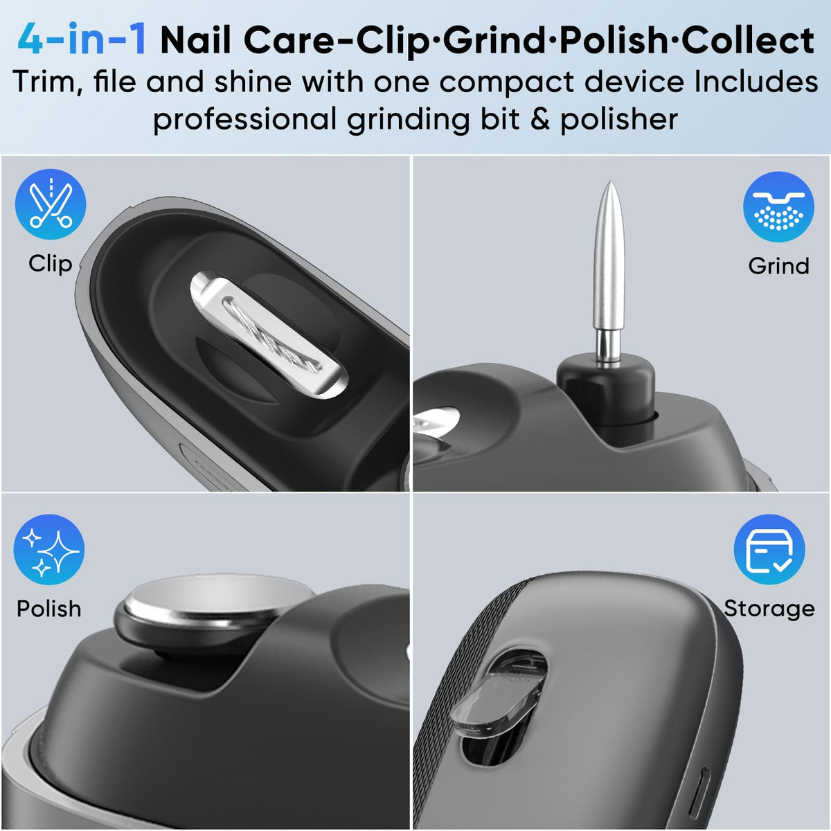 tayuzo EasyClip one-touch button enabling effortless nail care