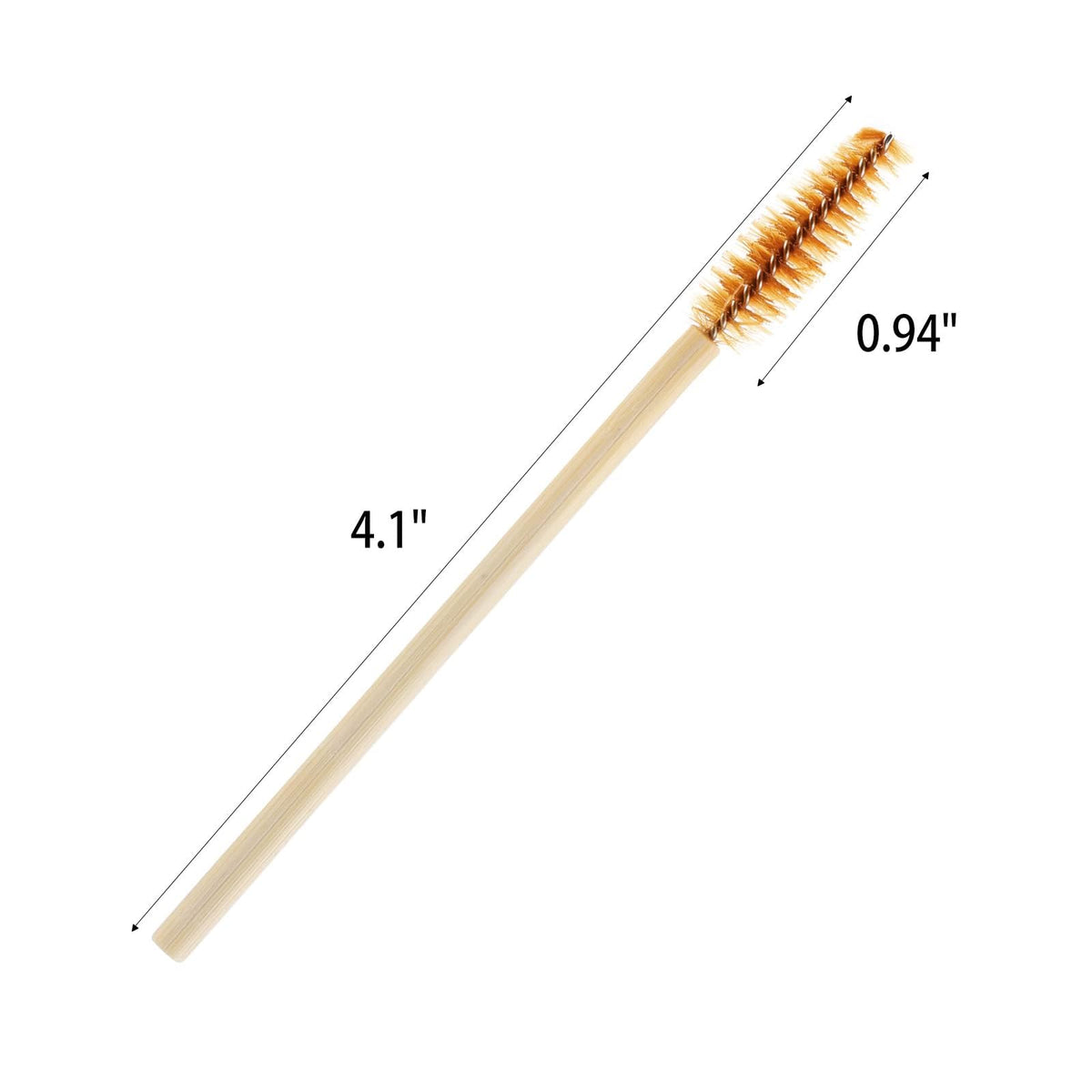 Tbestmax brown wood disposable wands with a sturdy, natural grip.