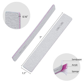 Tbestmax emery boards double-sided durable filing and smoothing