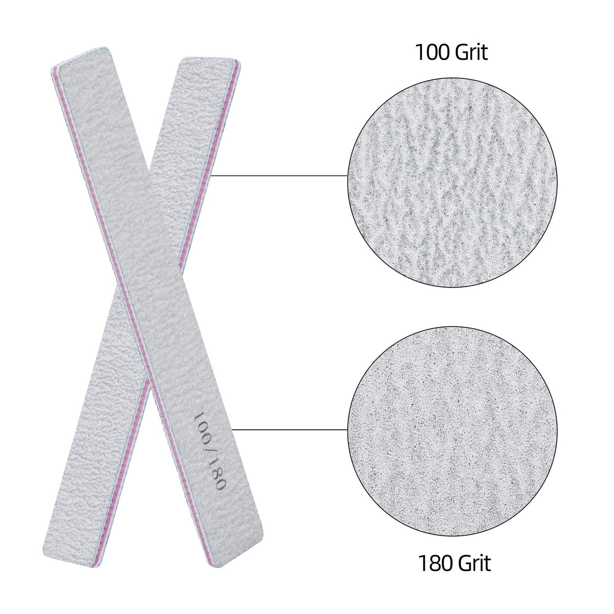 Tbestmax nail files with skin-friendly edges for comfortable shaping