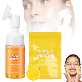 Tbexem turmeric cleansing pads in sealed packaging, ideal for travel and on-the-go cleansing.