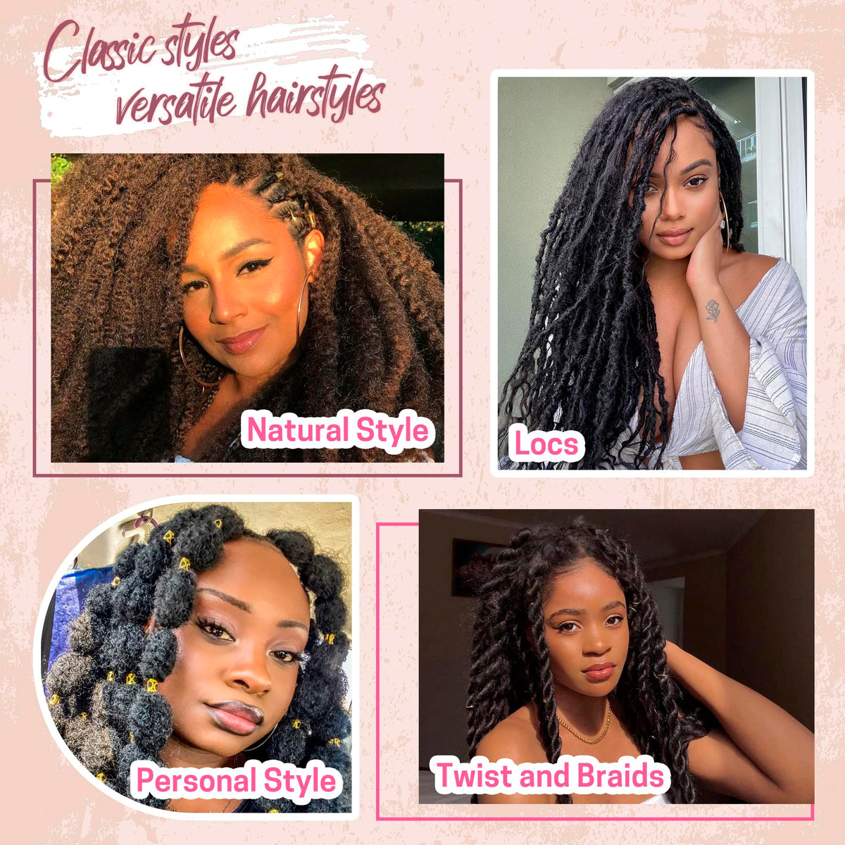 tbotfd Marley twist hair 24 inch assorted colors for versatile looks