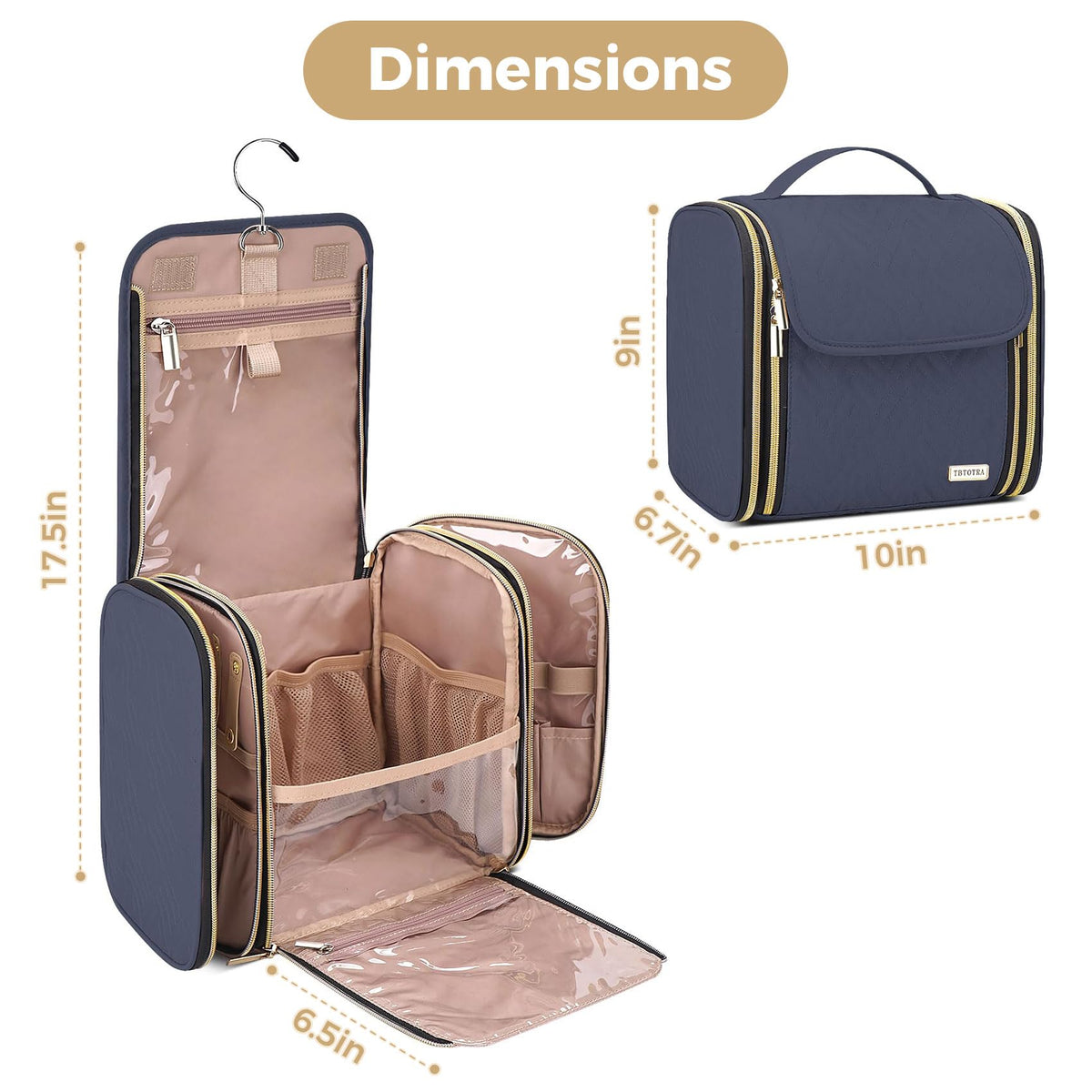 TBTOTRA waterproof fabric protects contents in luggage and showers