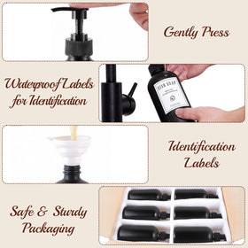 TBWIND lockable pump prevents leaks during travel and storage.