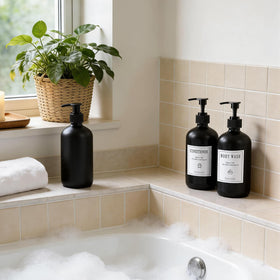 TBWIND thick glass refillable bottles provide a premium, durable feel.