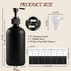 TBWIND waterproof labels included for quick bottle identification.