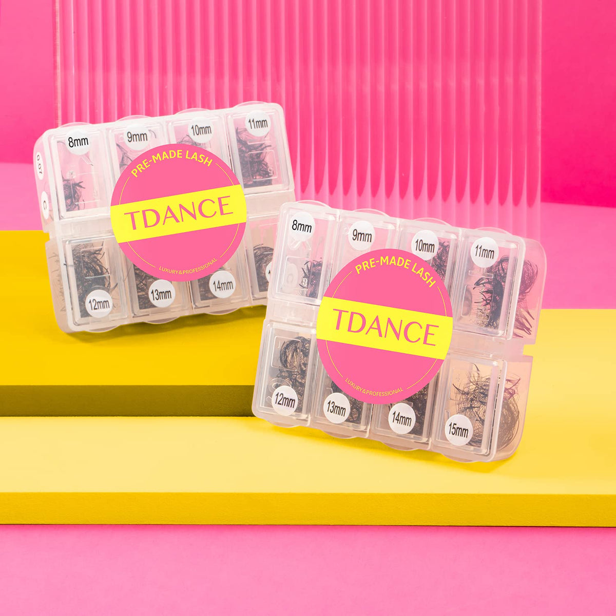 TDANCE premade fans, beginner-friendly for new lash artists.