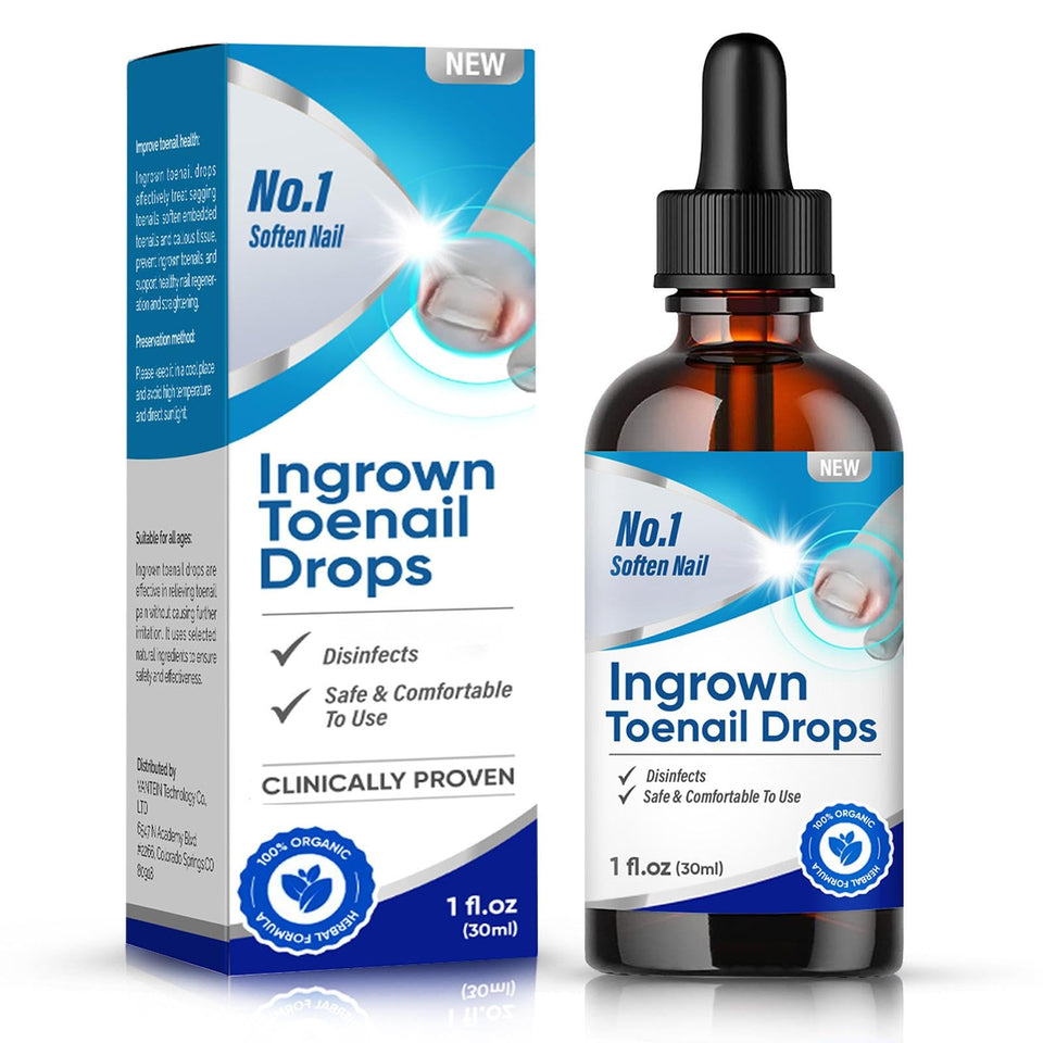 TDZLDM Ingrown Toenail Corrector Drops bottle softening nails for easier trimming.