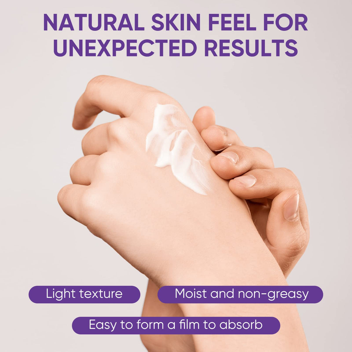 TDZLDM Instant Face Lift Cream two-minute set illustrating instant tightening effect