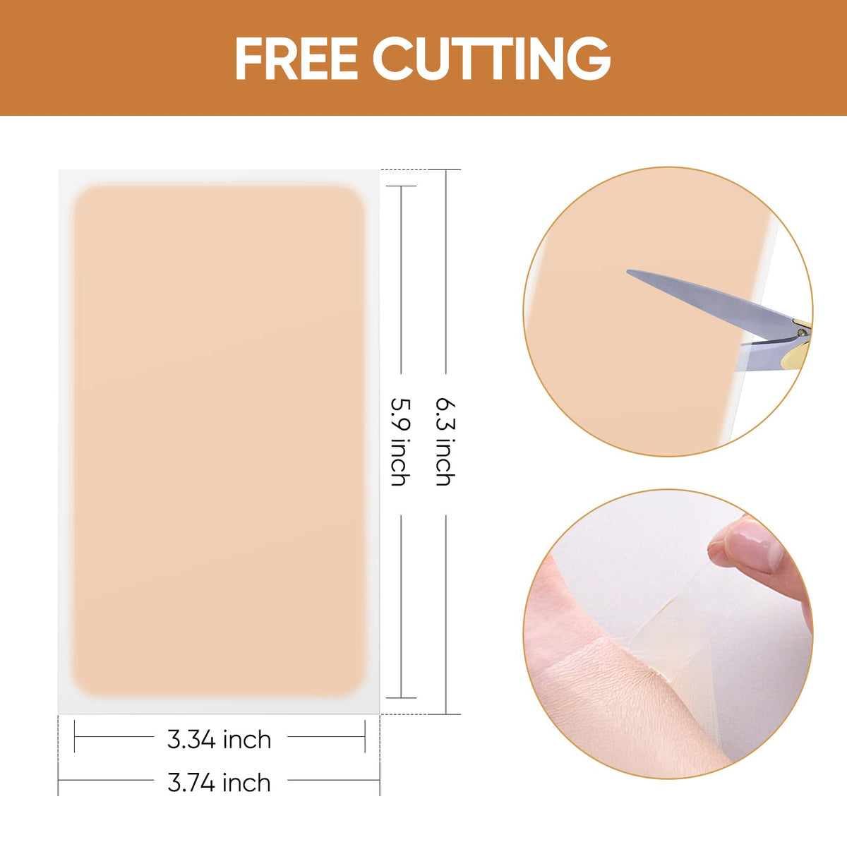 TDZLDM tattoo cover-up patch removal is gentle and residue-free