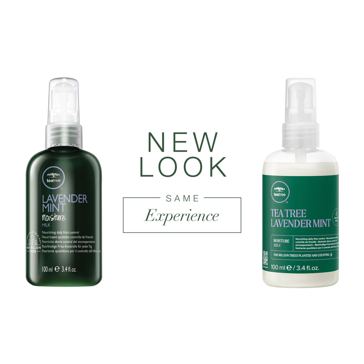 Tea Tree Lavender Mint Moisture Milk pump for easy, even application