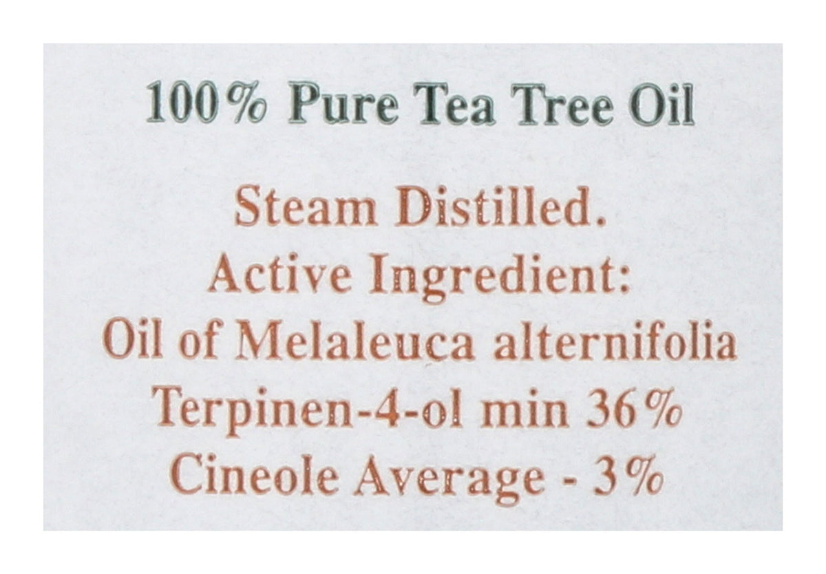 Tea Tree Therapy skin-application image showing gentle, skin-friendly essential oil.