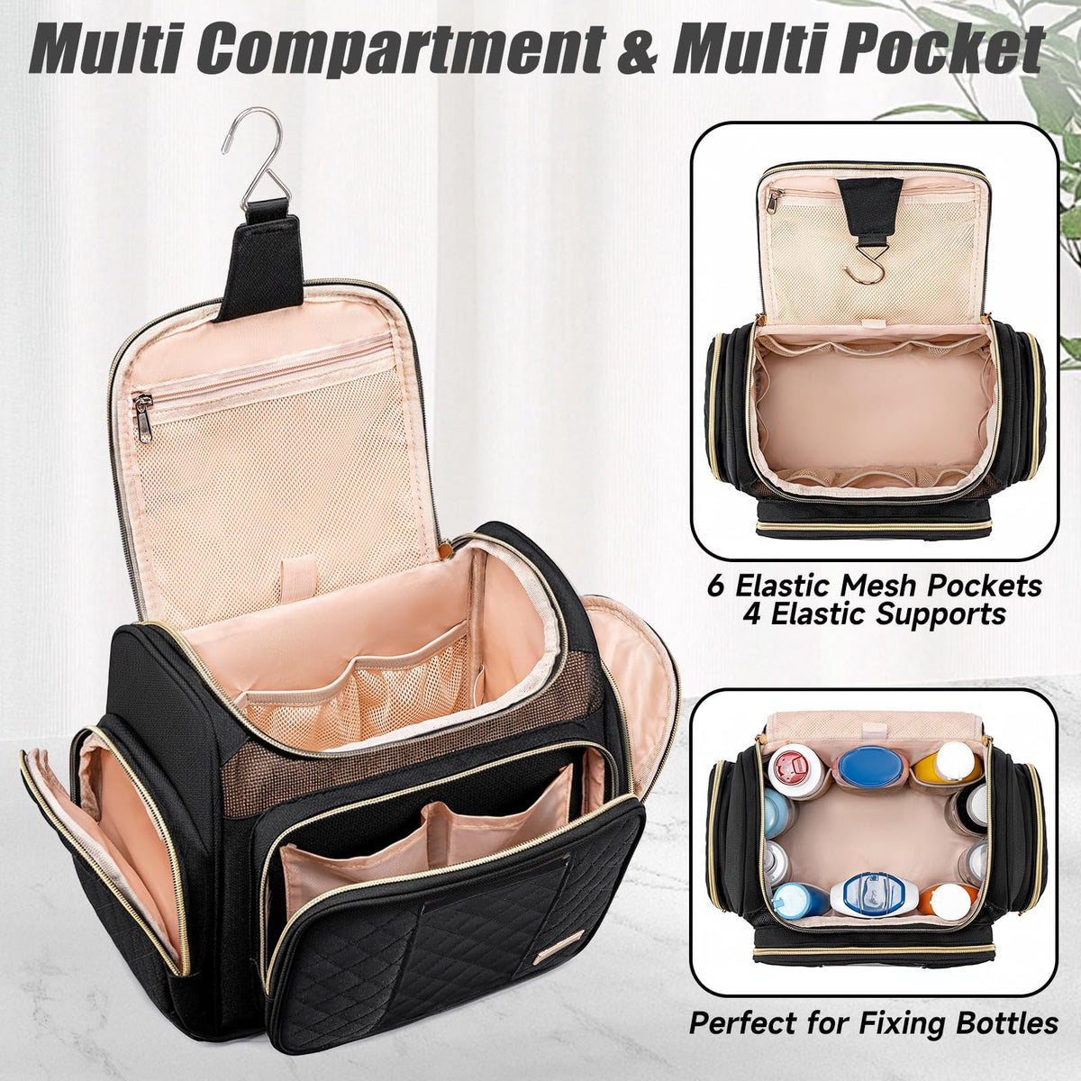 Tealari bag showcases durable gold-plated zippers for smooth daily use.