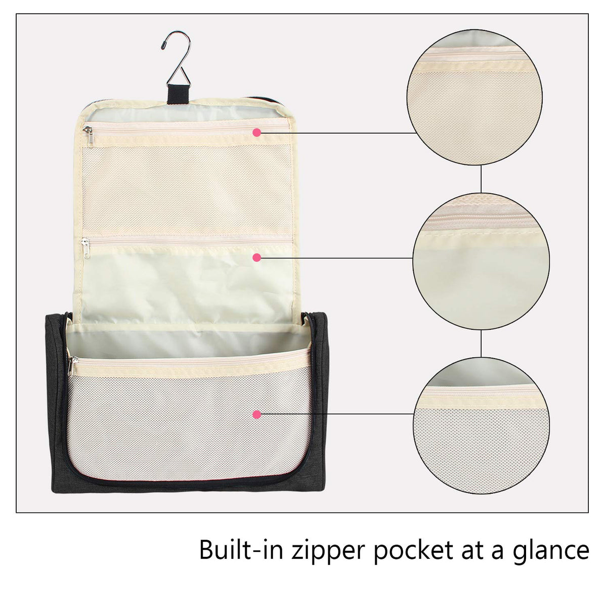 Teamoy Dyson Airwrap travel bag folded compact for travel.