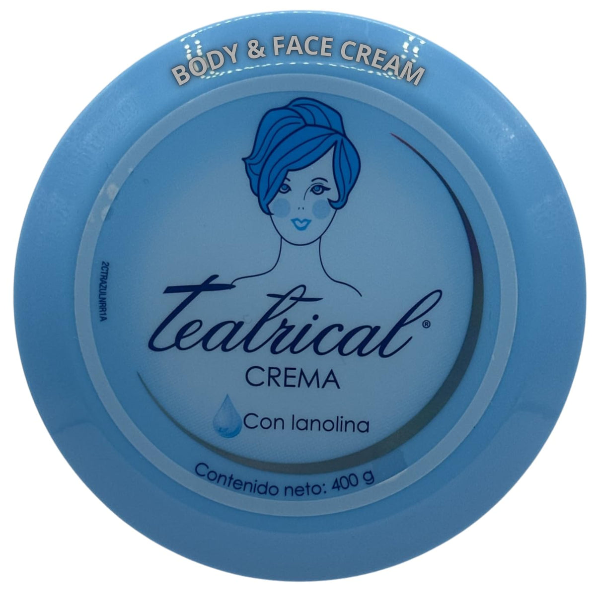 Skin after application shows a soft, non-greasy finish with TEATRICAL Lanolin Cream.
