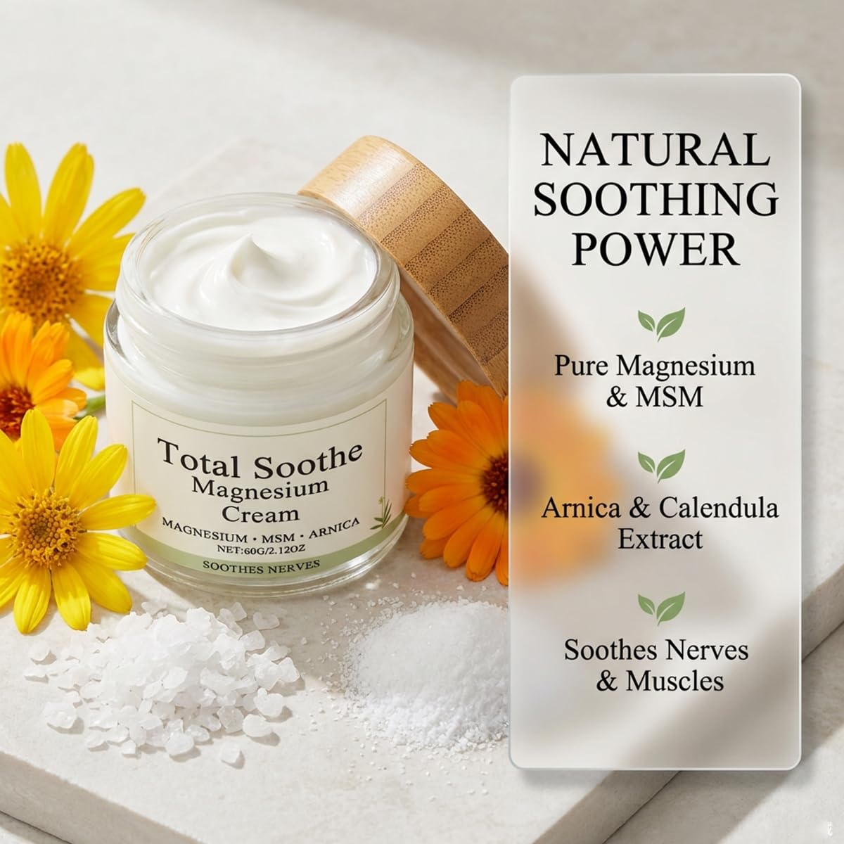 Tebazoew Total Relief Cream is massaged into skin for daily joint comfort.