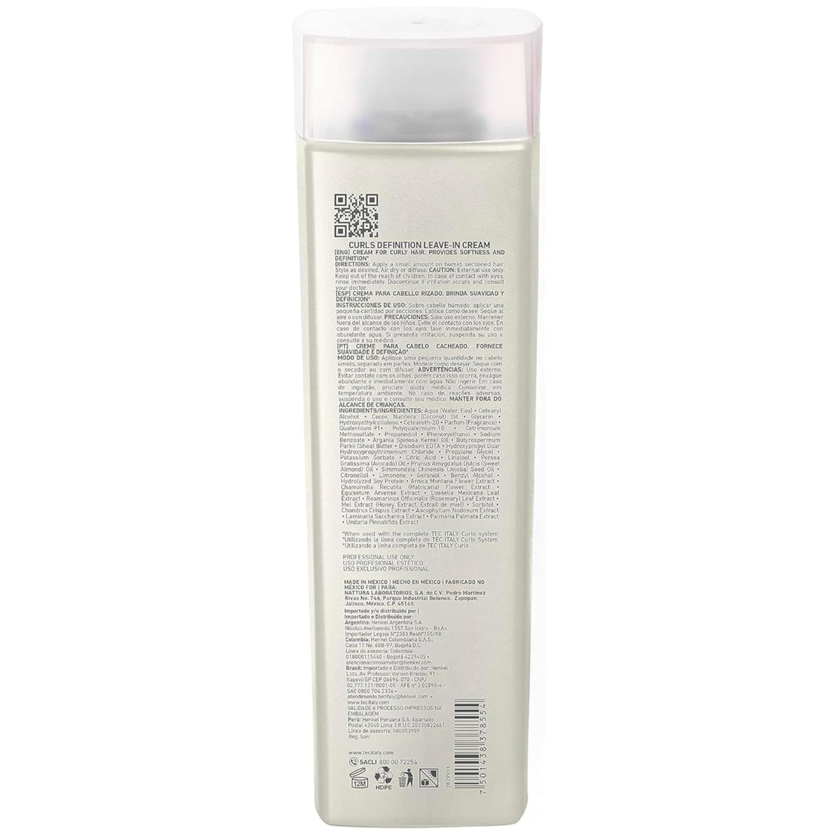Tec Italy Curls air-dry use scene with lightweight finish.