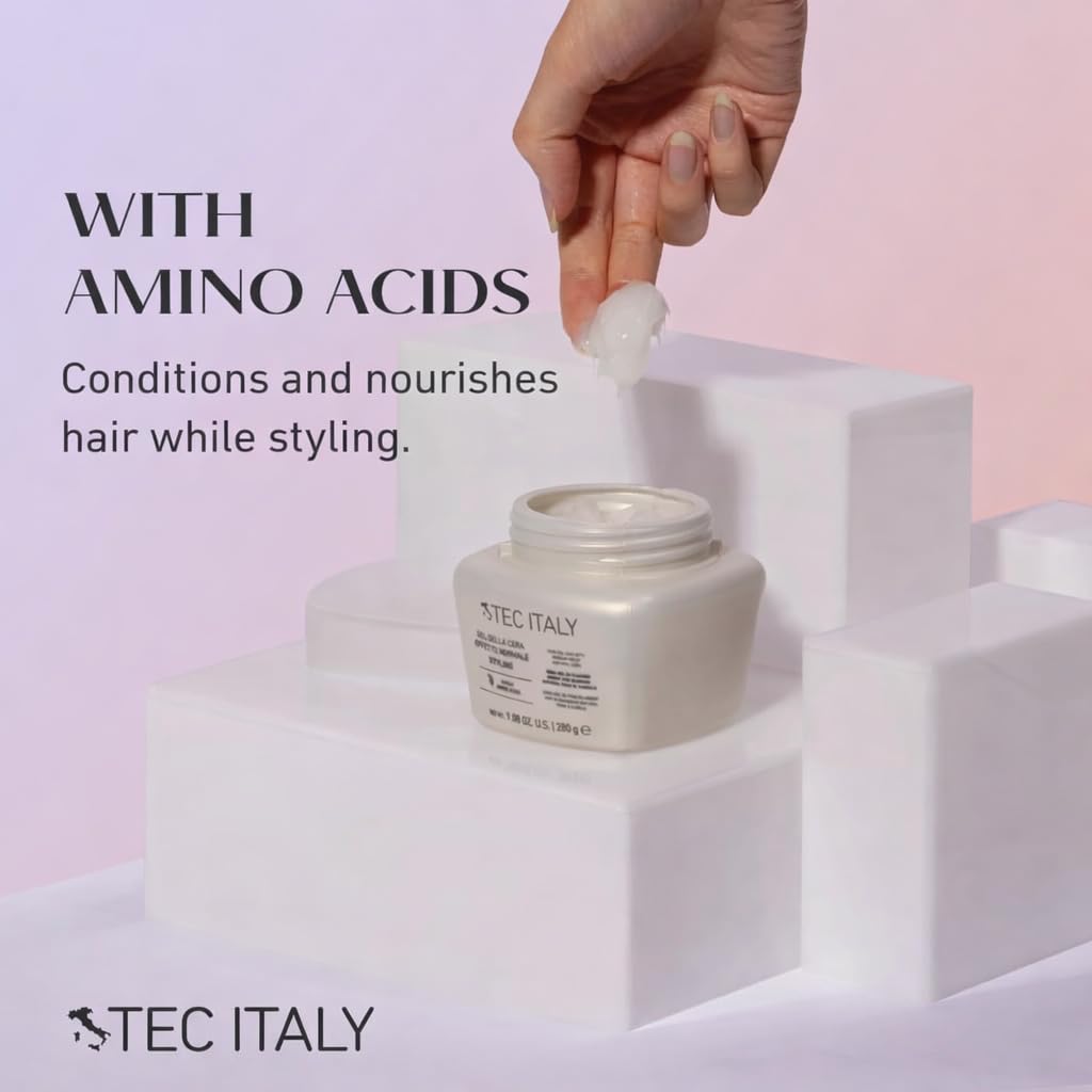 Lightweight formula of Tec Italy Gel Dela Cera Effetto Normale with gentle hold.