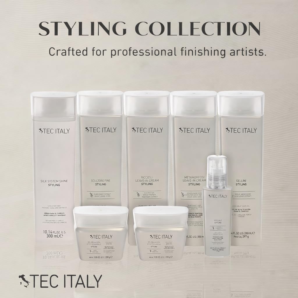 Tec Italy Gel Della Cera easy wash-out with water leaves no residue.