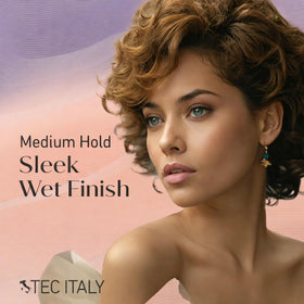 Tec Italy Gel Della Cera wet finish highlights shine without stiffness.