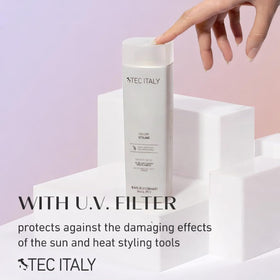 Tec Italy Gellini High Hold texture detail for defined looks.