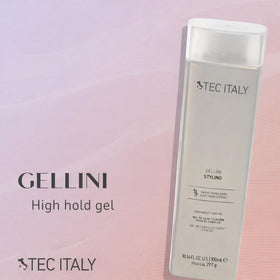 Tec Italy Gellini High Hold damp hair ready for styling with quick drying performance.