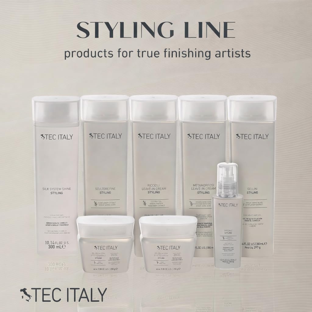 Tec Italy Gellini High Hold packaging shot communicates premium care.