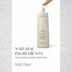 Lightweight gel controls frizz and maintains curl shape all day