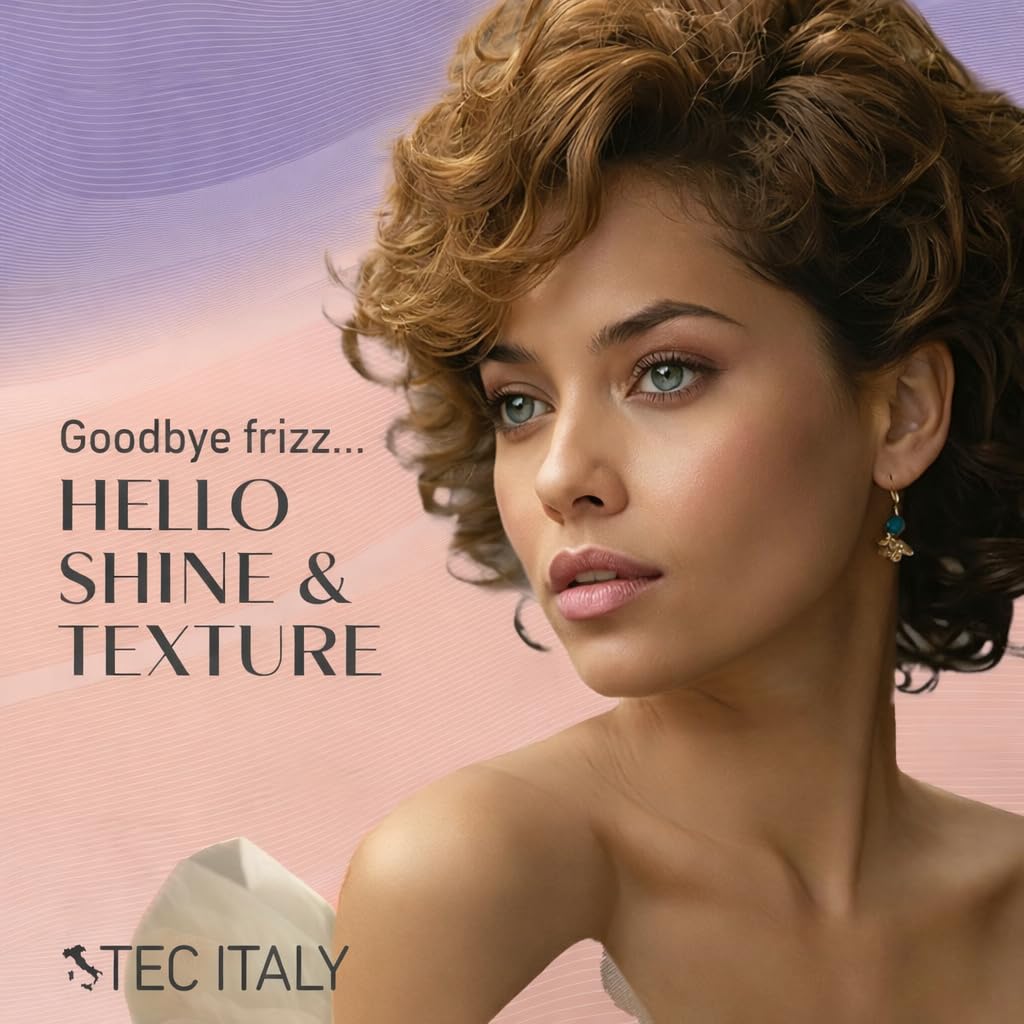 Tec Italy Scultore Fine Gel adds texture and shine to curly hair