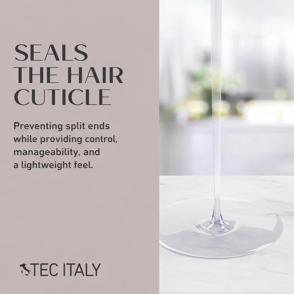 Tec Italy Silk System Shine Serum silk proteins highlight boosting radiance and soft texture.