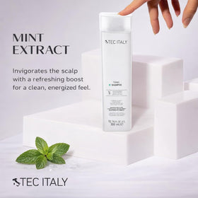Keratin amino acids icon indicates added hair resilience and shine