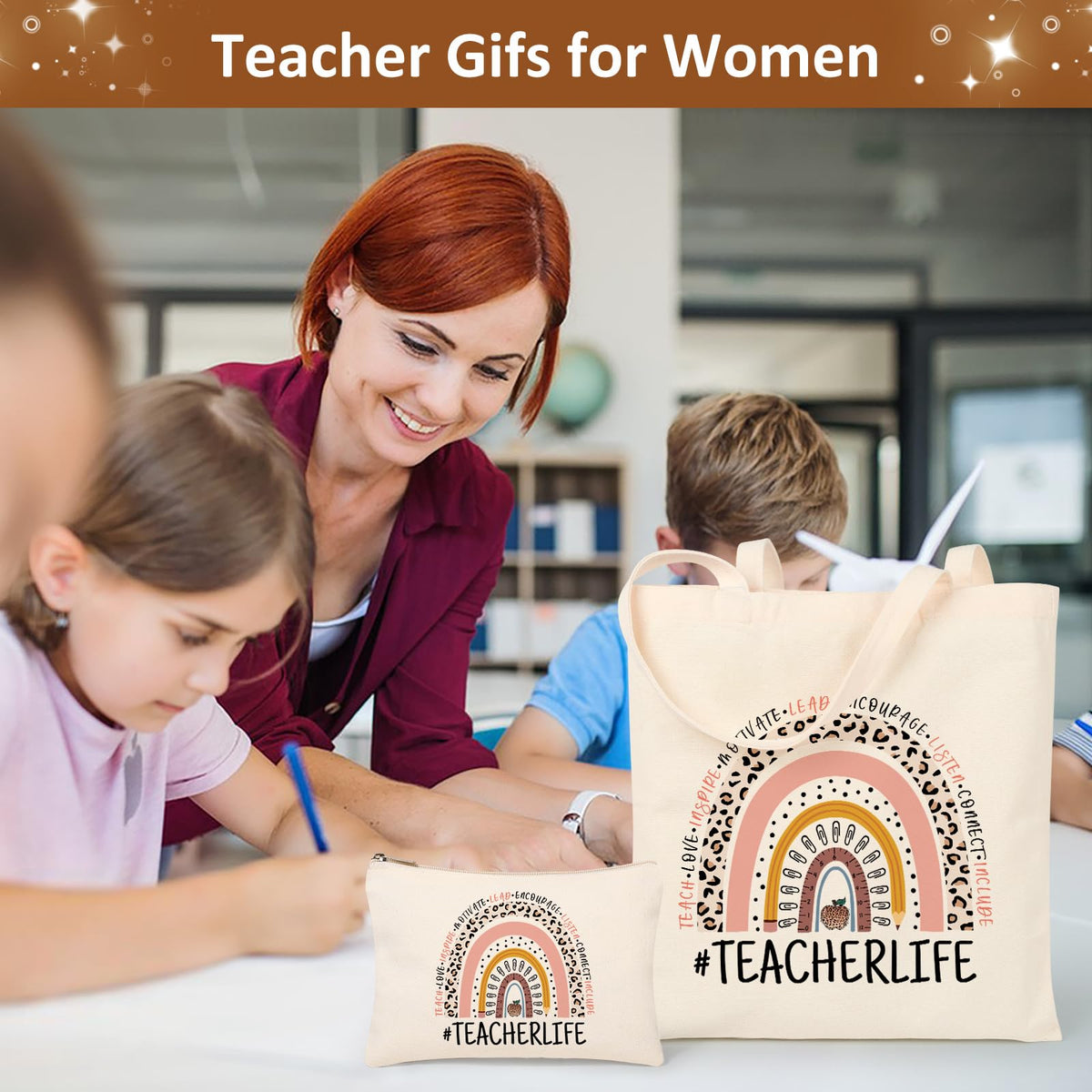 Tecanne gift box packaging for teachers, ready to gift.