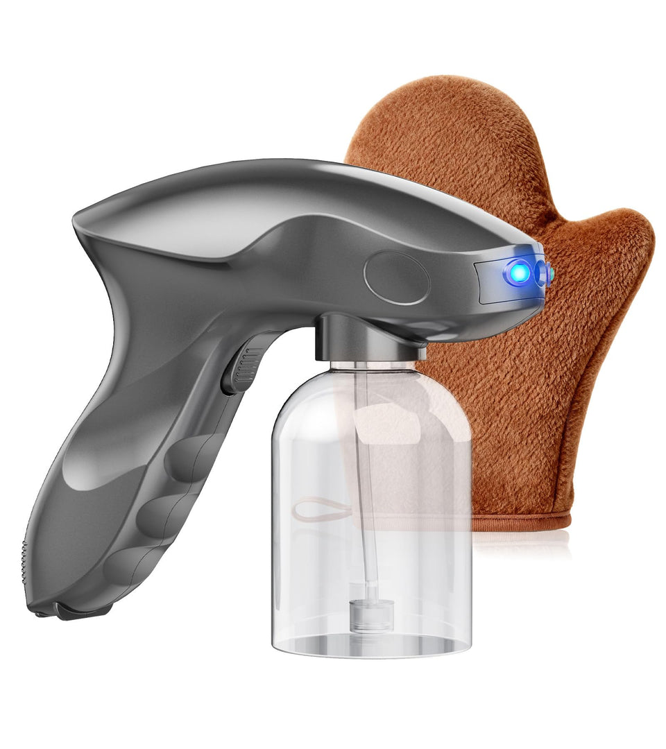 Tecey professional spray tan machine handheld for precise at-home tanning.