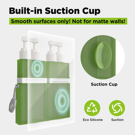 TechoEcho TSA-approved leakproof bottles keeping luggage spill-free.