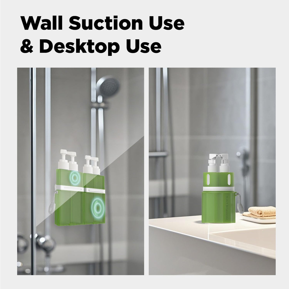 TechoEcho vacuum suction cup attaches to smooth surfaces for easy access.