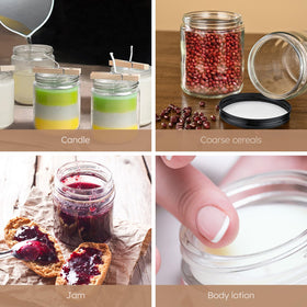 Tecohouse 8 oz jars with lids offer reliable, leakproof containers.