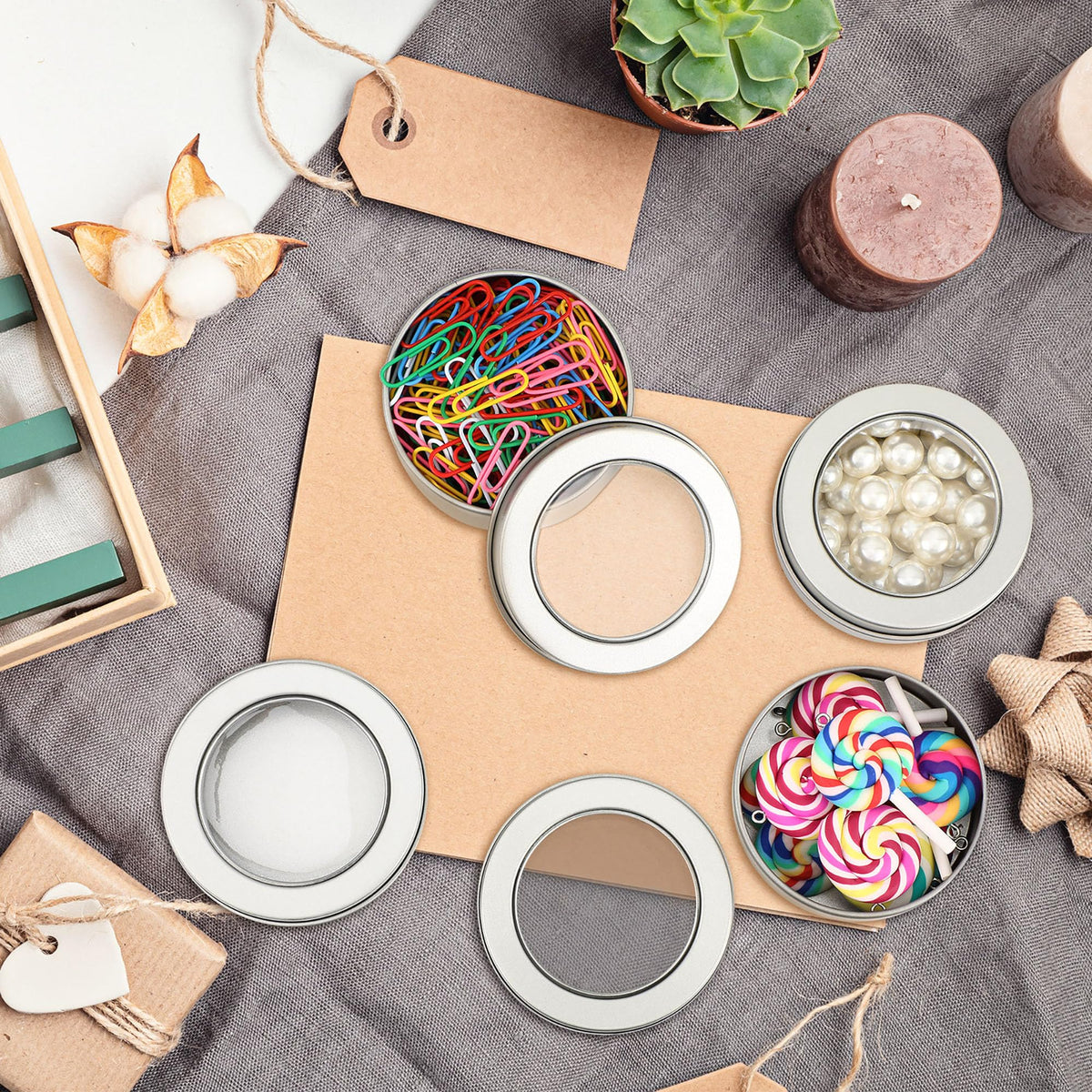 TecUnite spice tin for jars and small pantry items.