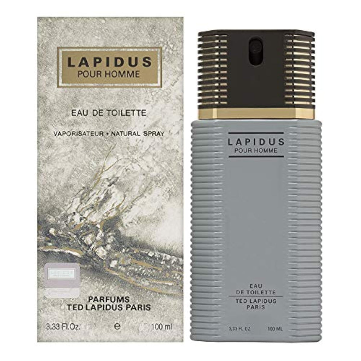 Ted Lapidus Lapidus for Men EDT bottle in a two-pack, ideal for gifting