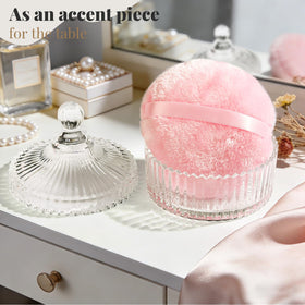 Teenitor gift-ready powder puff kit with stylish container.