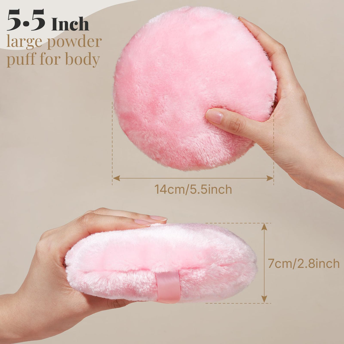 Teenitor pink glass crystal container for elegant body powder storage.