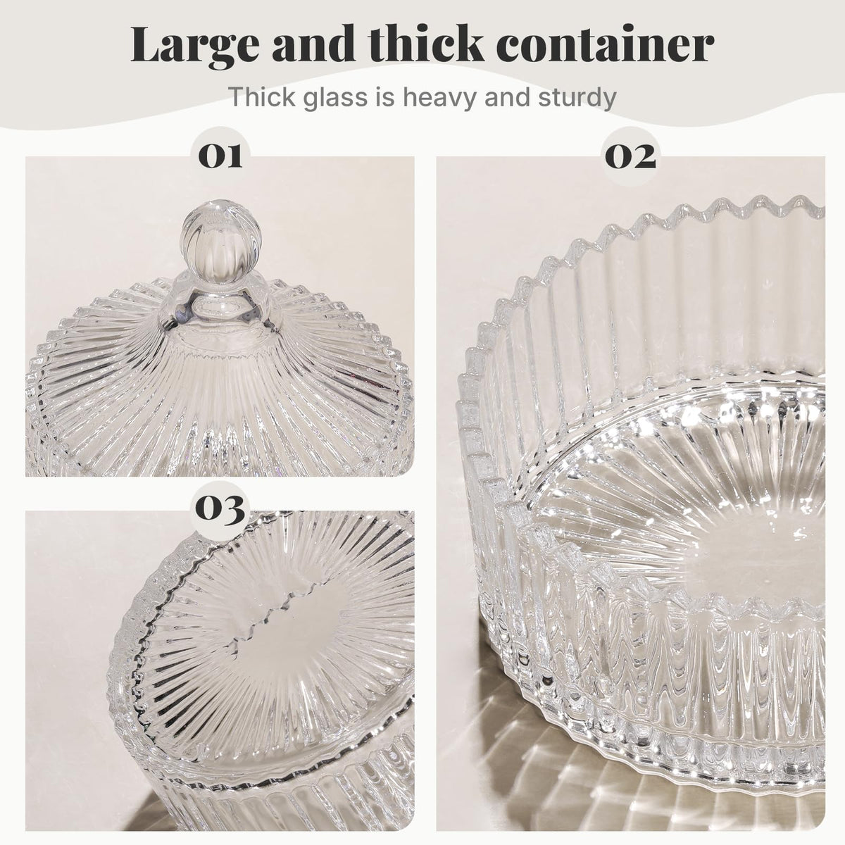 Teenitor large powder puff with ribbon handle for easy grip.
