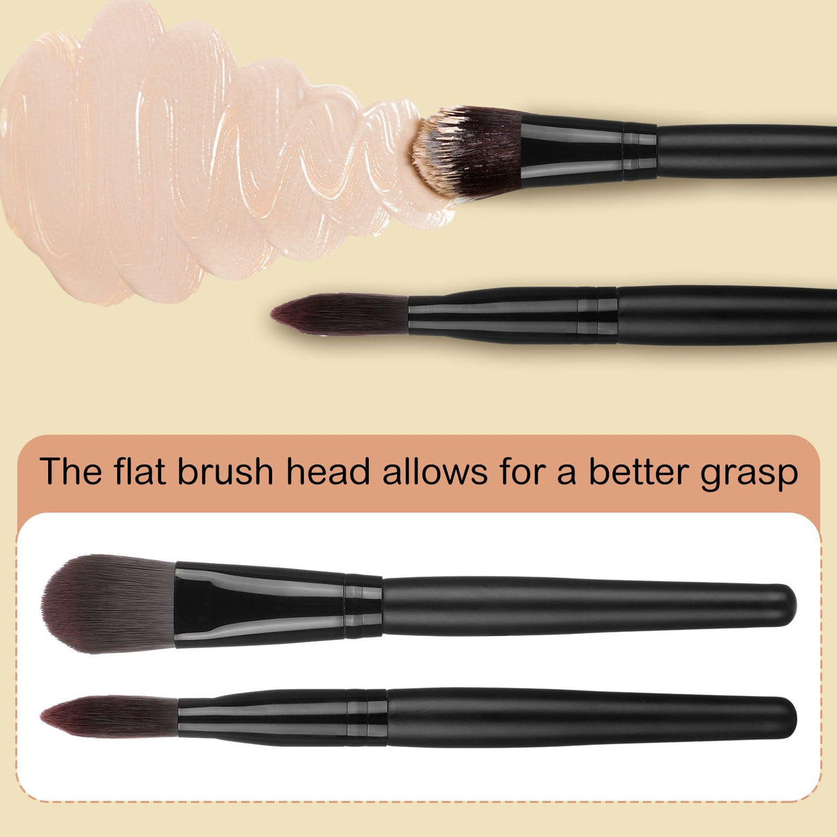 Teenyyou 12-piece brush set keeps your makeup routine organized and ready.