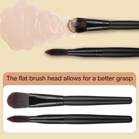 Teenyyou 12-piece brush set keeps your makeup routine organized and ready.