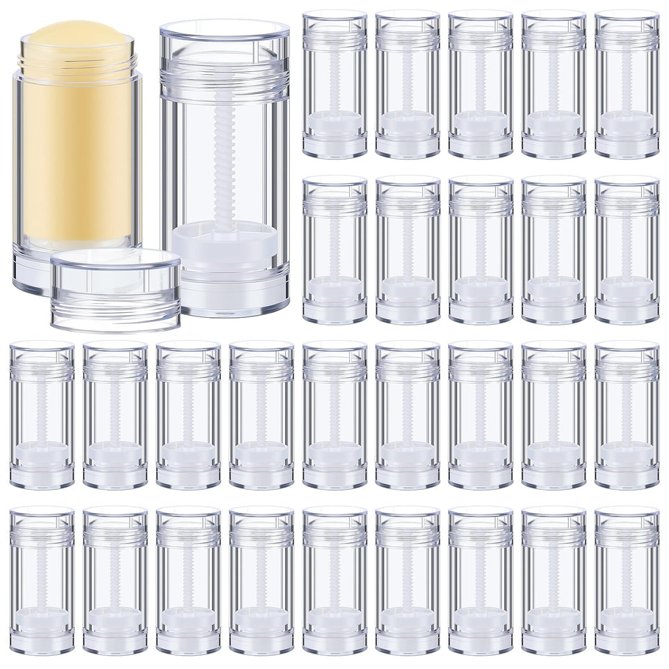 Teenyyou 30ml clear deodorant container with twist up mechanism for easy application