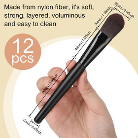 Teenyyou wooden-handle foundation brush providing comfortable grip and steady control.