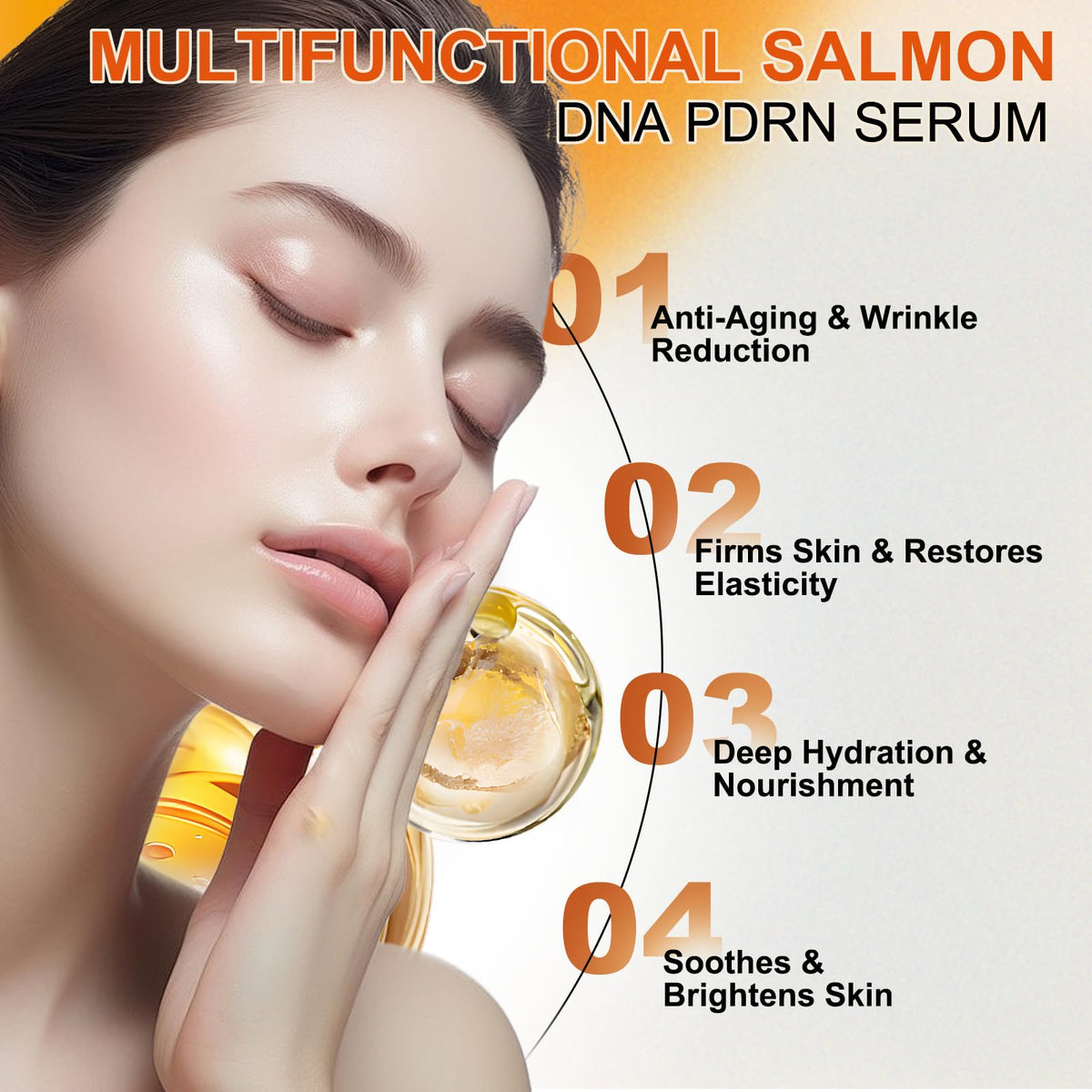 TEHCIN Salmon DNA Ampoule travel-foil packaging is lightweight for on-the-go care