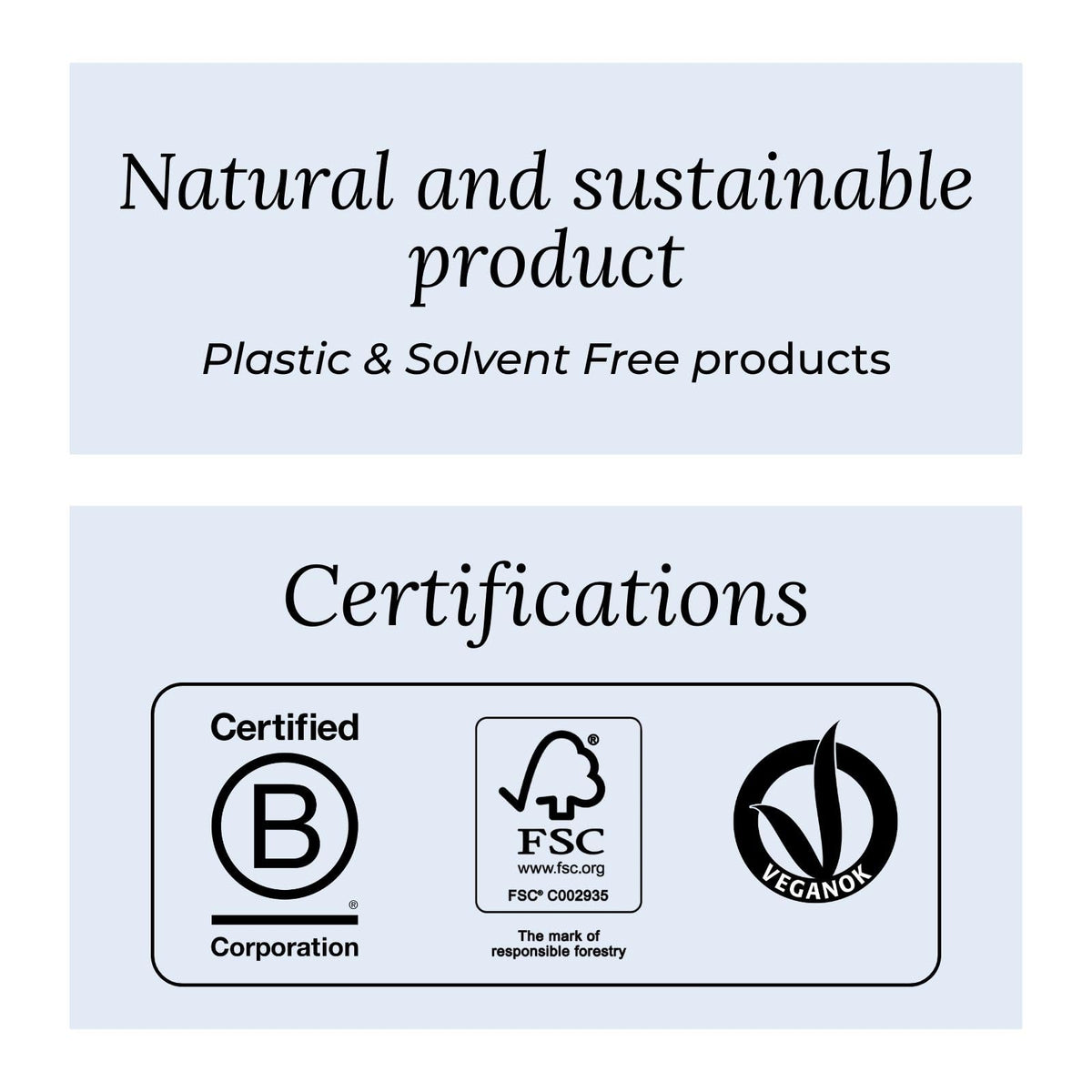 TEK eco-friendly packaging accompanying the wooden comb for sustainable presentation.