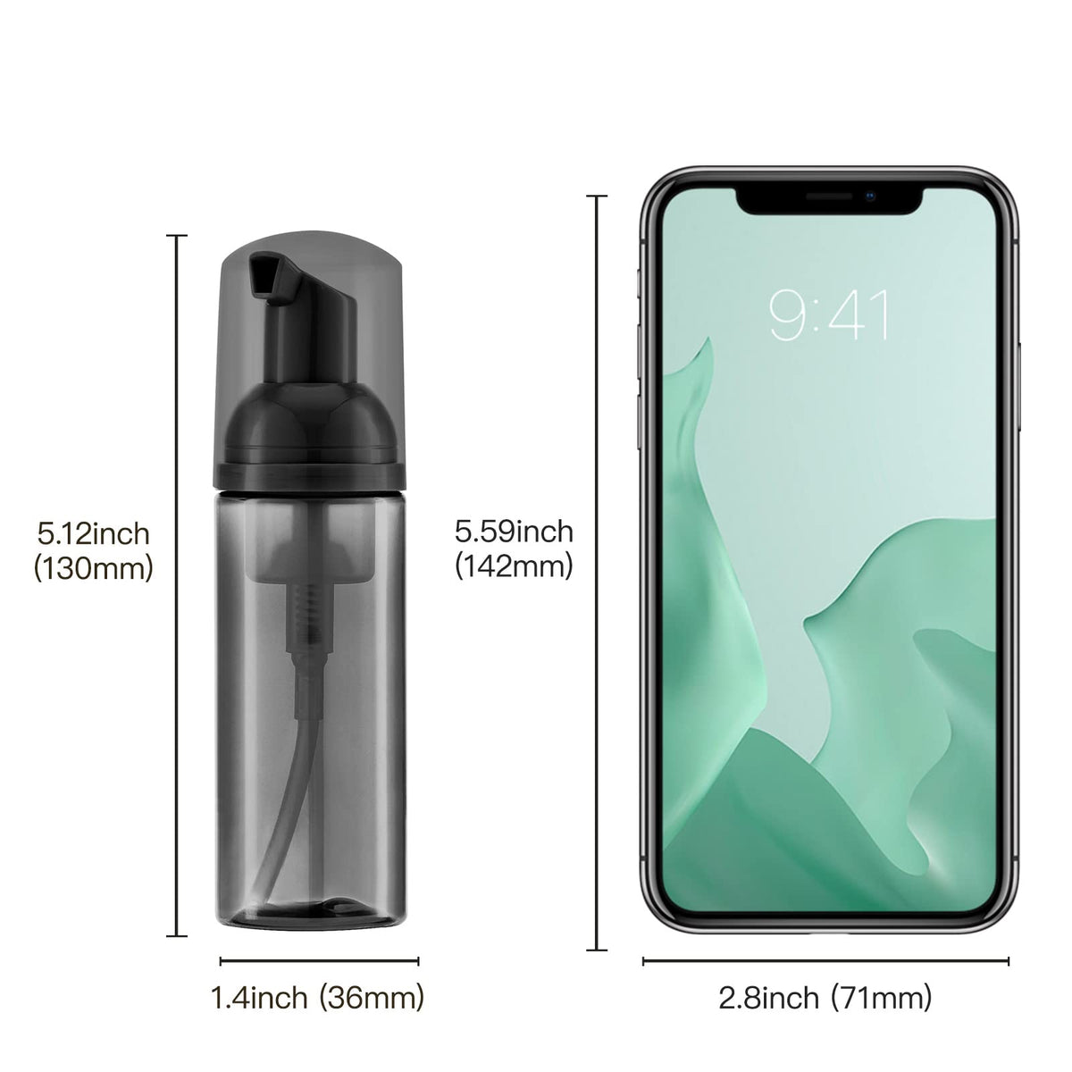 Tekson refillable bottle works with cleansers and moisturizers