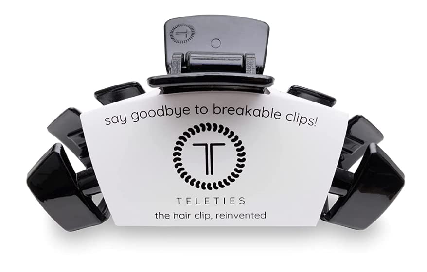 Teleties large hair clip with strong grip for secure updos.