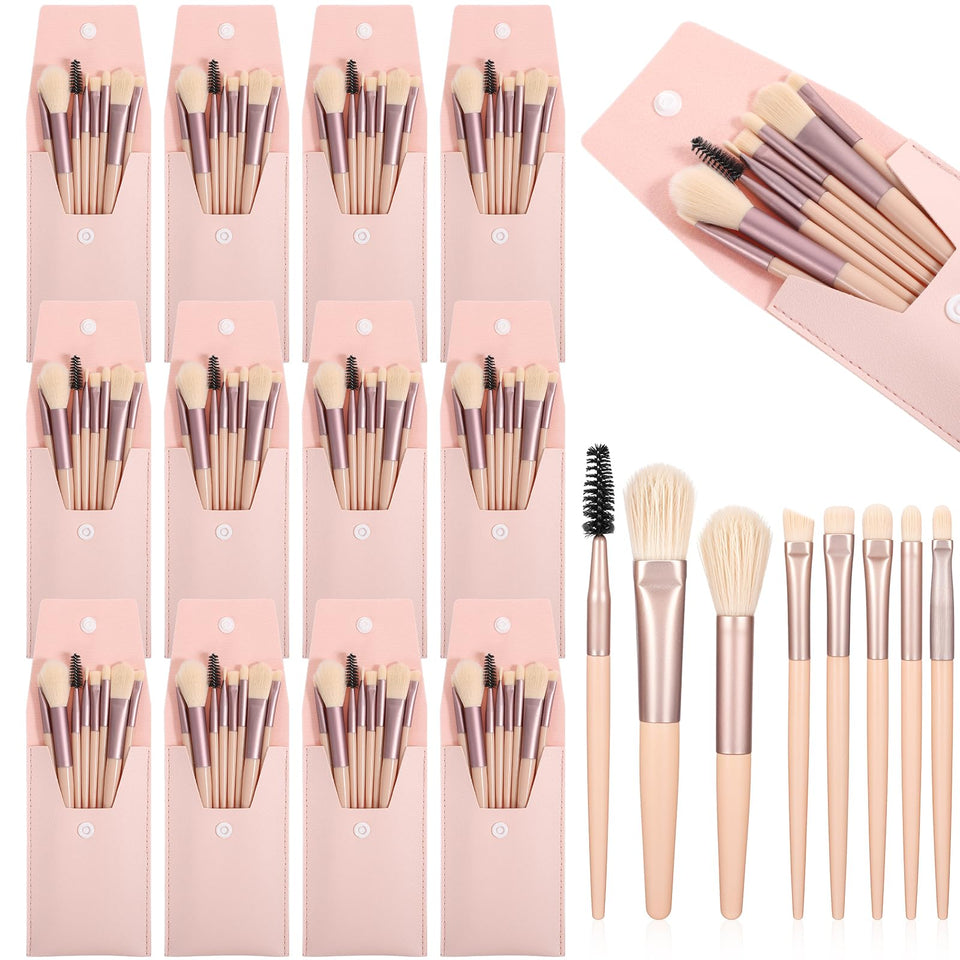 Telooco travel brush set in a PU bag shows compact, portable kit for on the go.